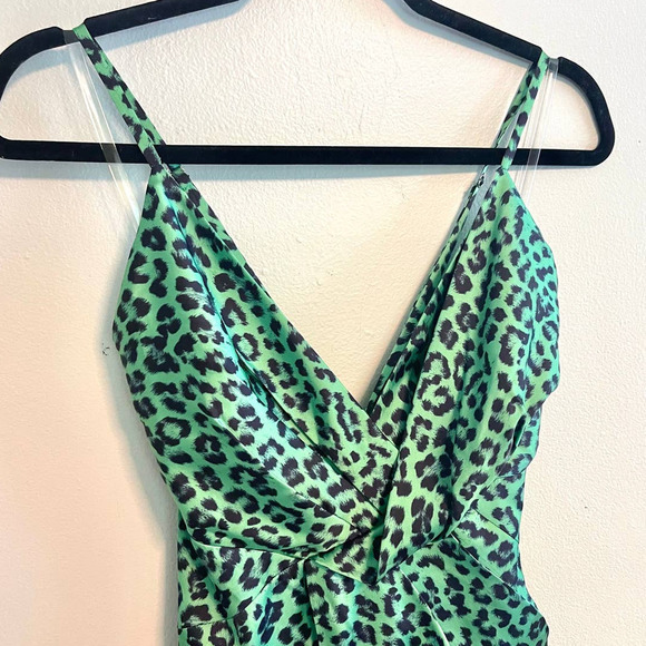 New Fame & Partners The Jami Dress | Leopard Mojito Size 4 - Picture 4 of 12